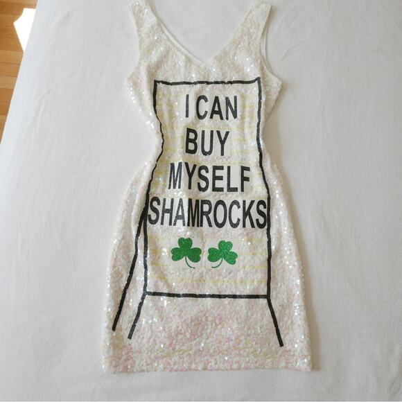 Mel The Clothing Custom Sequins Dress Womens Small - Picture 6 of 8